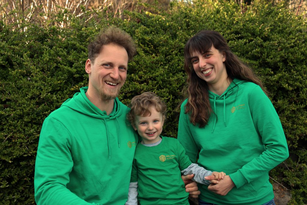 Benjamin Möltner mit Familie